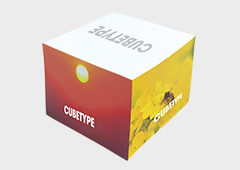 キューブ型付箋（ふせん）