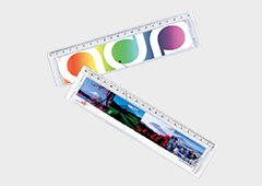 広告媒体付きクリスタル定規